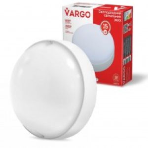 Светильник LED Vargo внешний с датчиком 15W 5000K IP54 круглый белый