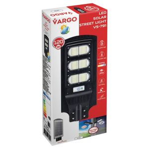 Corp de iluminat stradal LED SOLAR cu senz 120W 6500K