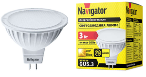 Bec LED NLL-MR-16-3W-3K-GU5.3 3000K Navigator