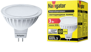 Лампа LED NLL-MR16-3W-230-4K-GU5.3 4000K  Navigator