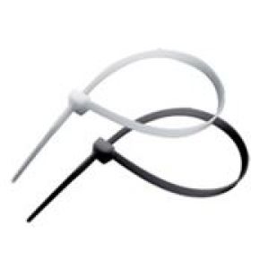 Curelusa plastic  Unilite 8x400 mm (100buc), albe