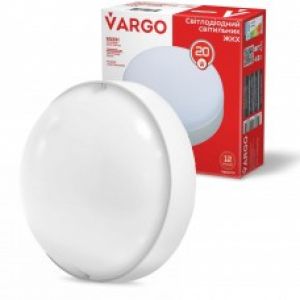 Светильник LED Vargo внешний с датчиком 20W 5000K IP54 круглый белый