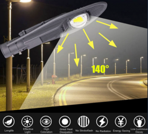 Corp de ilumint stradal LED COBRA 100W 6500K AS-110 sur