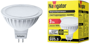 Bec LED NLL-MR-16-3W-4K-GU5.3 4000K Navigator